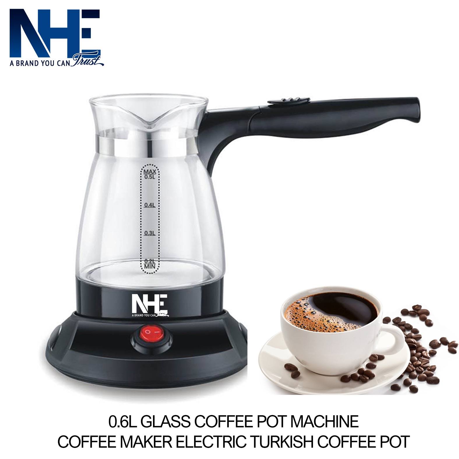 NHE Group Electric Coffee Pot 600W