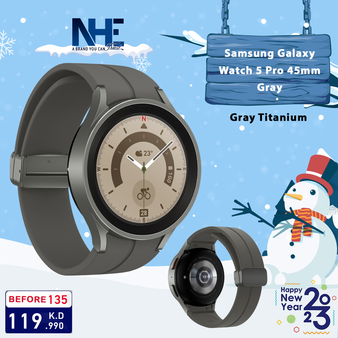 NHE Group | Samsung Galaxy Watch 5 Pro 45mm Gray Titanium