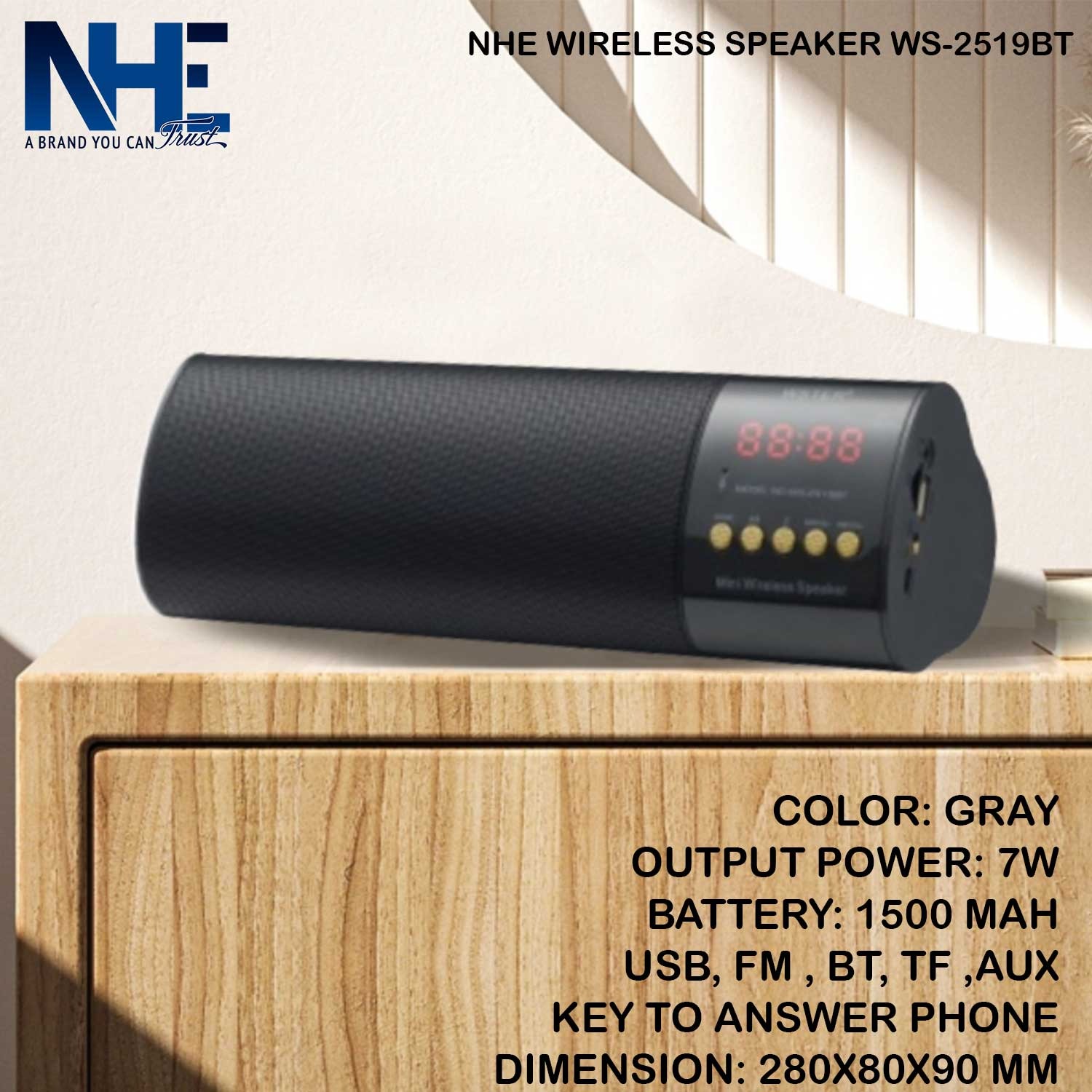 Nhe NHE Group | NHE Wireless Speaker WS-2519BT